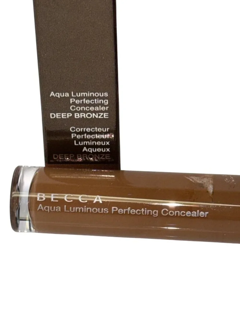 BECCA Aqua Luminous Perfecting Concealer Deep Bronze 0.18 oz Full Size NIB